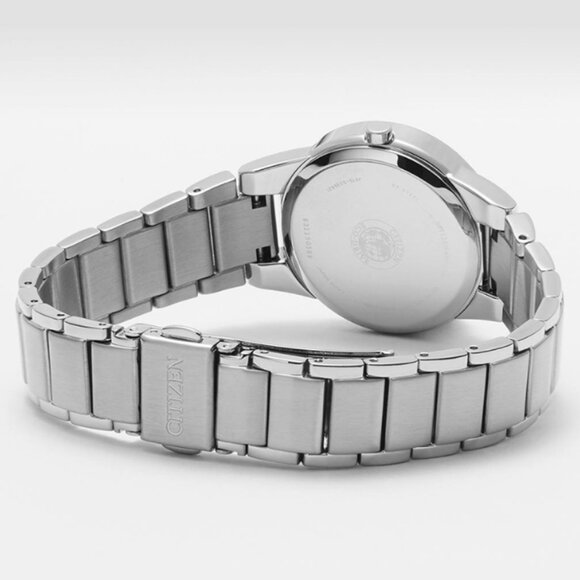 CITIZEN GA1050-51B AXIOM ECODRIVE WHITE DIAMOND DIAL SILVER STEEL WOMENS WATCH main image 8